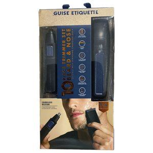 NWT 10 PCS GUISE ETIQUETTE BEARD NOSE CORDLESS